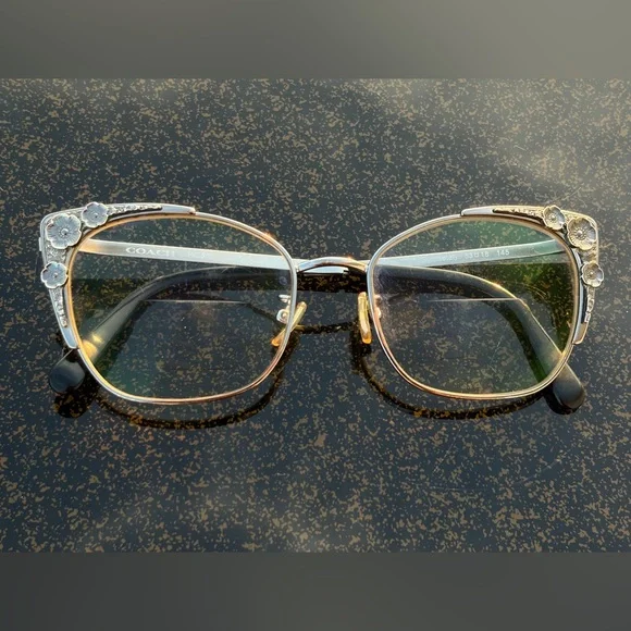 Coach Floral Cat-Eye Glasses - Picture 6 of 6